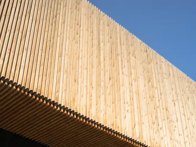 Alpine Austrian Larch cladding boards on house
