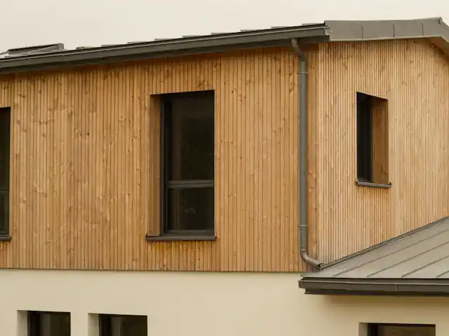 Alpine Austrian Larch cladding PTGV boards