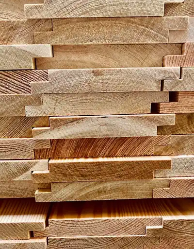 British larch Half Lap Timber Cladding